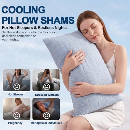Swift Home Cooling Pillow Cases King Size Set of 2 - Image 4