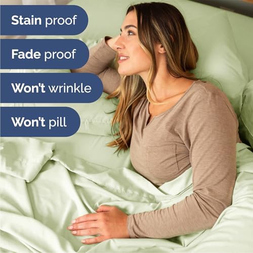Queen 6 Piece Bed Sheet Set - Image 5