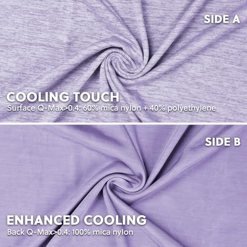 HOMFINE Cooling Pillowcases for Hot Sleepers King Size Set of 2 - Image 3
