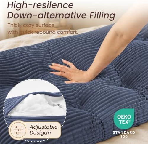 Sasttie Headboard Pillow Queen, Bed Wedge Pillow Headboard - Image 5