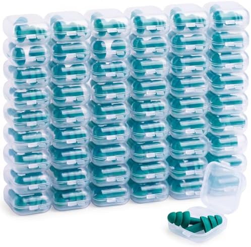 Tondiamo 150 Pairs Ear Plugs Bulk Individually Wrapped Earplug by Tondiamo