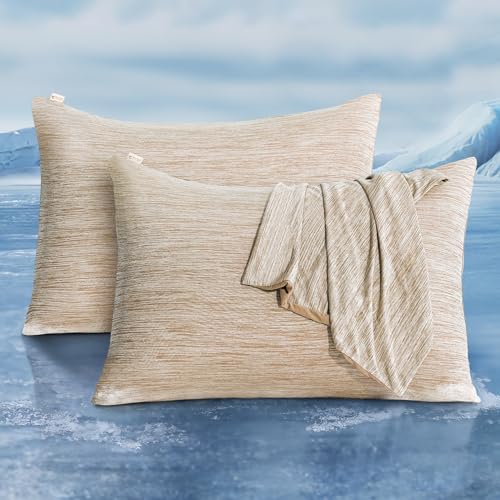 LUXEAR Cooling Pillow Cases for Hot Sleepers by Luxear