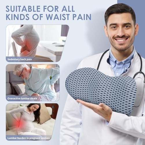 kasney Lumbar Support Pillow for Office Chair, Back Support Pillow - Image 4
