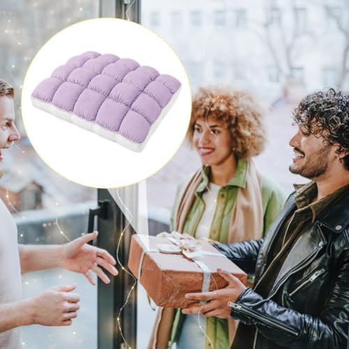 Cooling Marshmallow Pillow Soft Supportive Grid Cloud Sleeping - Image 3