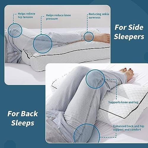 HOMBYS Shredded Memory Foam Knee Pillow - Image 3