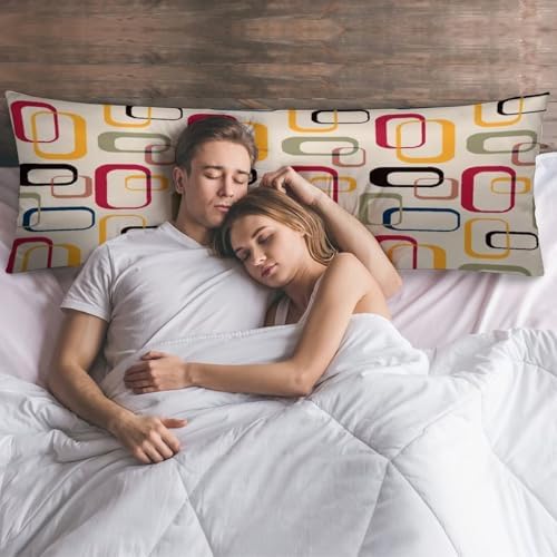 Mid Century Modern Body Pillow Cover Pillowcase - Image 6