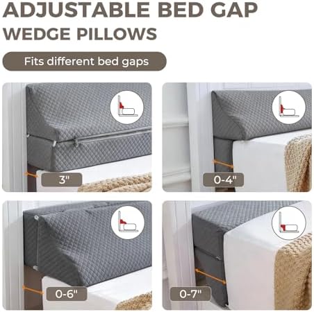 Bed Wedge Gap Filler King Size, Wedge Pillow - Image 3