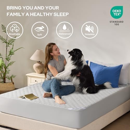 BEDLORE Waterproof King Size Mattress Protector, Deep Pocket Fit - Image 3