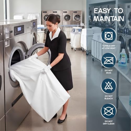 Bulk 10-Pack Queen Size Hotel Mattress Encasement 100% Waterproof - Image 7