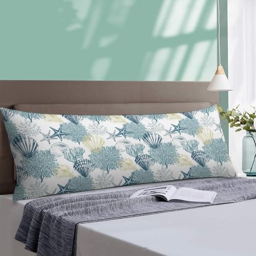 Starfish Sea Shell Coral Body Pillow Cover Pillowcase - Image 4