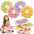 Reginary Briwooody 5 Pcs Flower Pillow, Flower Shaped Plush Throw Pillow by Reginary