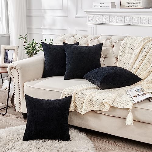 GAWAMAY Decorative Square Throw Pillow Covers 18"x18" Inch Set of 4, Super Soft - Image 5