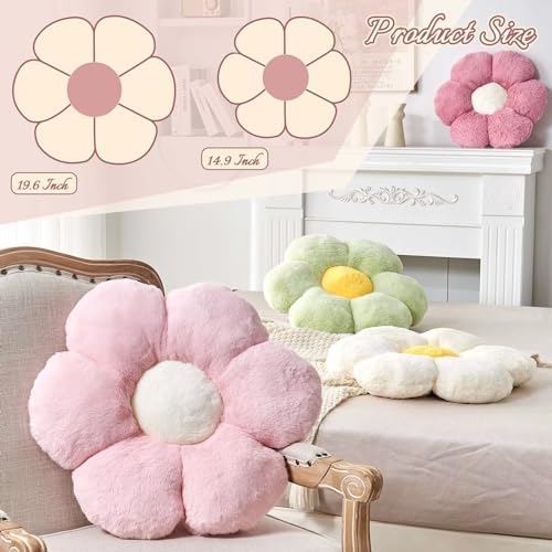 Kcvvcr Dusty Rose Flower Shaped Throw Pillow - Image 2