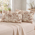 Bedorm 100% Cotton Pillowcases Set of 2 Standard Size Floral Pillow Cover by Bedorm
