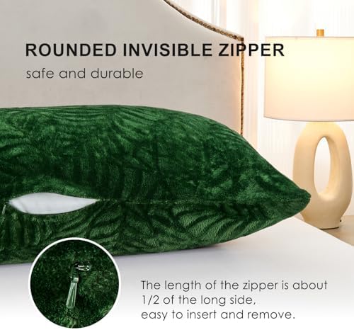SOCHOW Body Pillow Cover 21x54 Inches, 1 Pack, Olive Green - Image 3