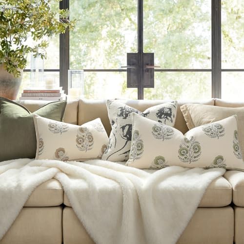Vintage Floral 16x24 Lumbar Pillow Cover - Image 2