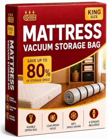 Mattress Vacuum Bag with Straps by Unknown