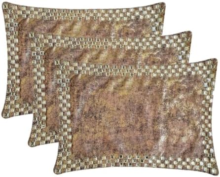 The HomeCentric Decorative Lumbar Pillow Cover Gold, Crystal Embroidery Lumbar - Image 4