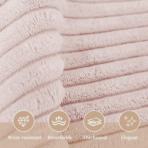Sasttie Headboard Pillow Full, Wedge Pillow Headboard, Light Pink - Image 5
