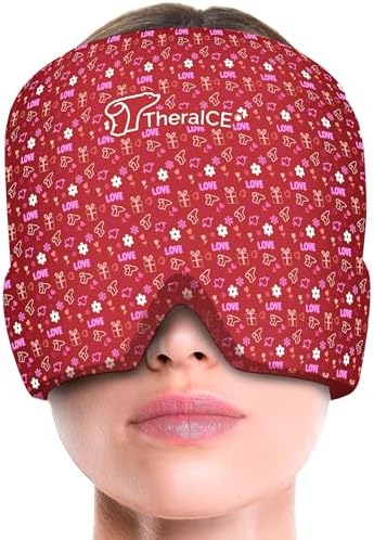 TheraICE Headache Relief Cap for Women, Headache Hat Migraine Ice Pack Mask by TheraICERx
