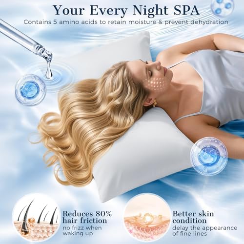 Cooling Pillow Cases 2 Pack Standard Size Cooling Pillowcases - Image 3