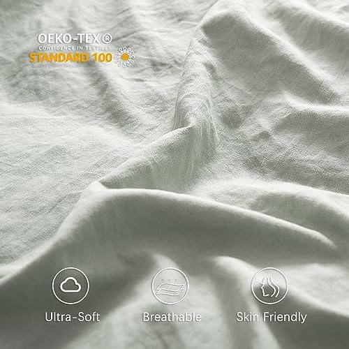 MILDLY King Pillowcases Mist Sage - Image 2