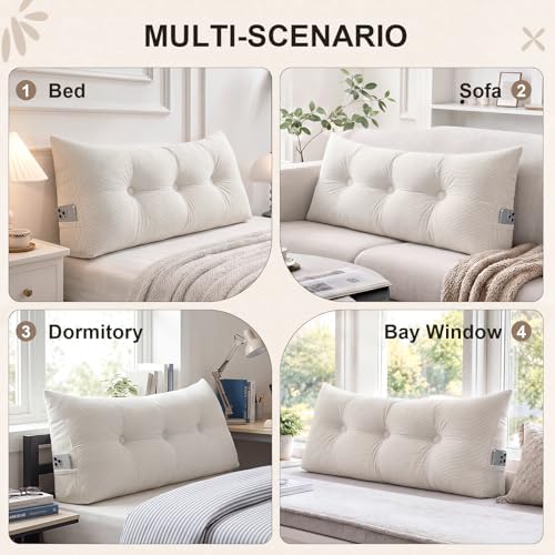 Gnostik Dorm Headboard Pillows Twin XL Triangular Wedge Pillows - Image 5
