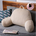 Reading Pillow for Bed Sitting Up, Flannel Back Pillow for Bed Sitting up by Unknown