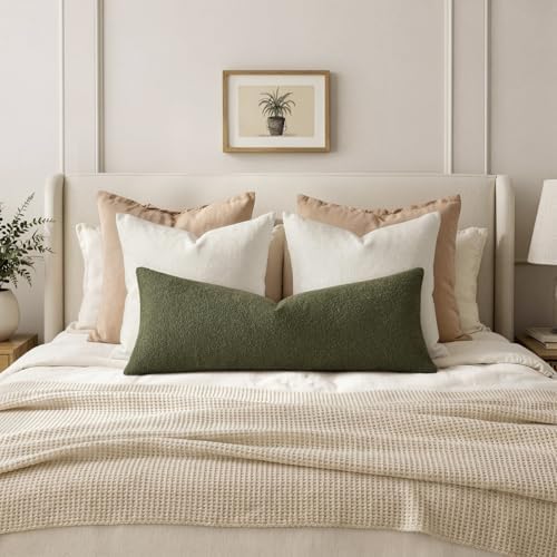 MIULEE Textured Boucle Lumbar Pillow Cover - Image 3
