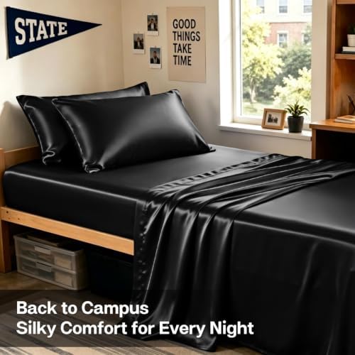 MR&HM Satin Pillowcase 2 Pack, Standard Size 20"x26" - Image 5