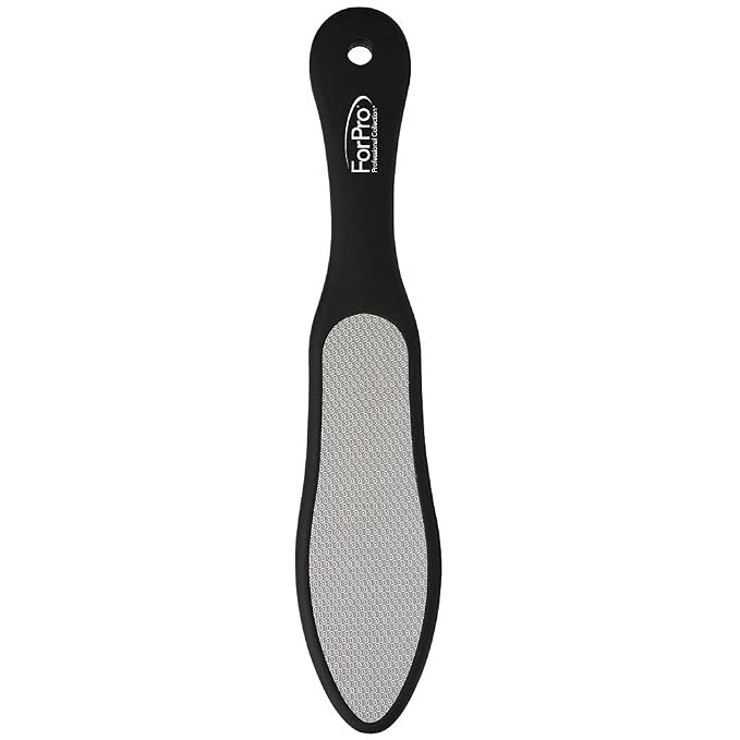 ForPro Black Bear Stainless Steel Pedicure File, Callus Remover Foot File - Image 3