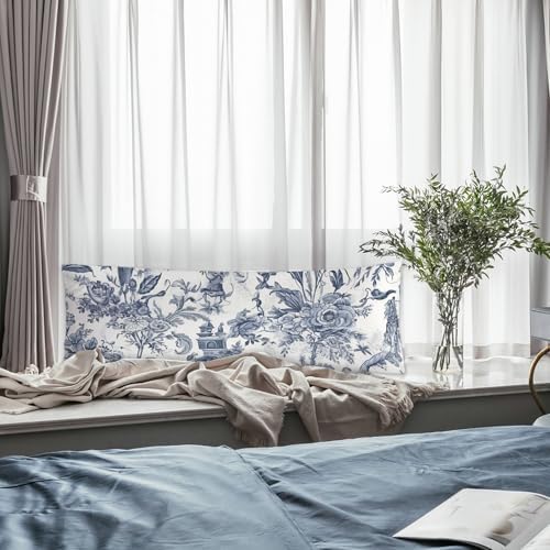 Vintage Toile de Jouy Floral Body Pillow Covers 20x54, Elegant Classical French - Image 5