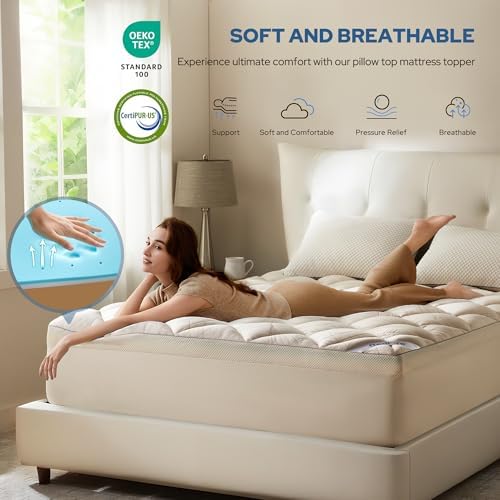 Bedlore Memory Foam Mattress Topper Twin XL - Image 3