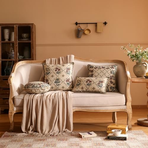 patdrea French Vintage Linen Throw Pillow Cover - Image 3
