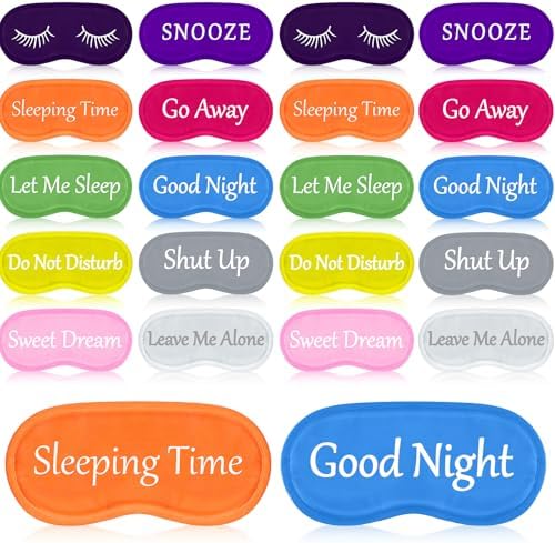 Eurzom 20 Pcs Funny Eye Mask Bulk by Eurzom