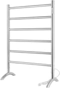 Freestanding Towel Warmer 6 Bars Plug-in Option 3 Working Modes Mirror Polished by NORTTABATHDECOR