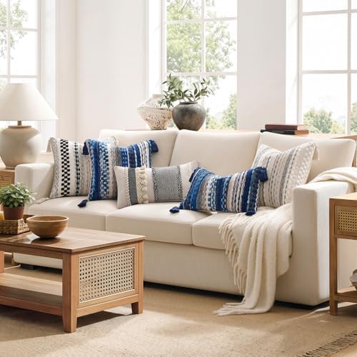 Kevin Textile Boho Tufted 18x18 Inch Pillow Cover 1 Pack - Image 7