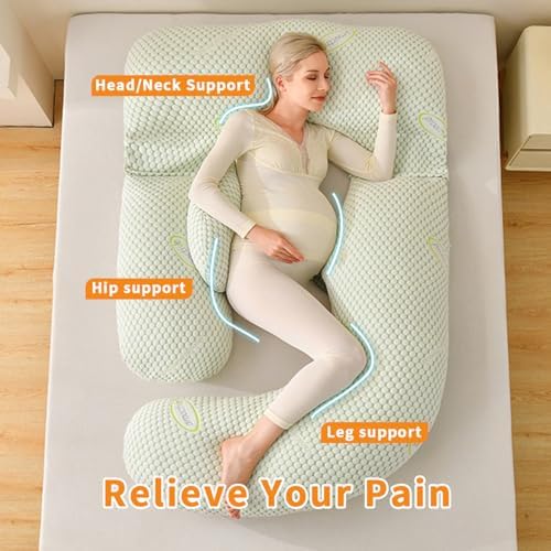 Pregnant Woman's Sleep Pillow, 62-inch U-shaped Full-body Position pPregnancy - Image 2