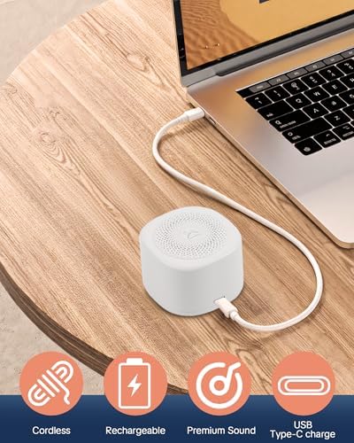 Travel White Noise Sound Machine 20 Sounds, Portable Sound Machine - Image 6