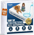 Waterproof Crib Size Mattress Protector fits Upto 5" Deep Pocket by UTOPIABEDDING