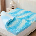 BDEUS 1.5 Inch Mattress Topper 7-Zone Memory Foam Mattress Topper Pressure by BDEUS