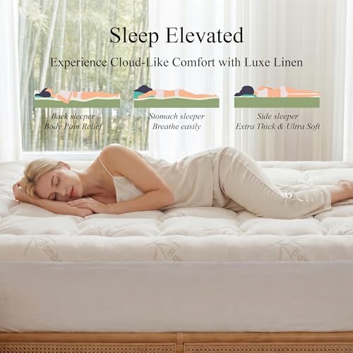Queen Size Mattress Topper, Thick Cover - Image 5