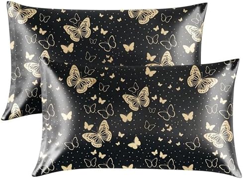 EXQ Home Satin Pillowcase for Hair and Skin Standard by EXQHomeTexitleCoLtd
