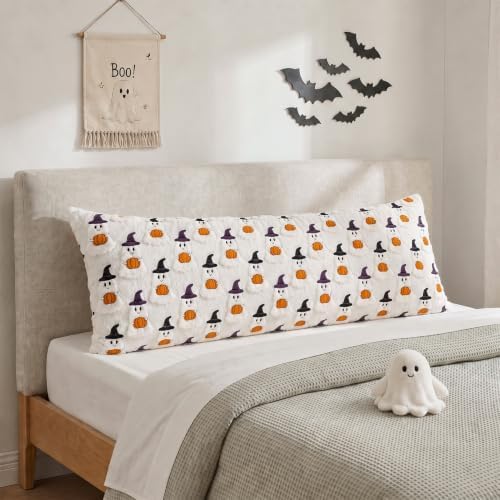 Halloween Body Pillow Cover 20x54 in, Ghost Pillowcase by Unknown