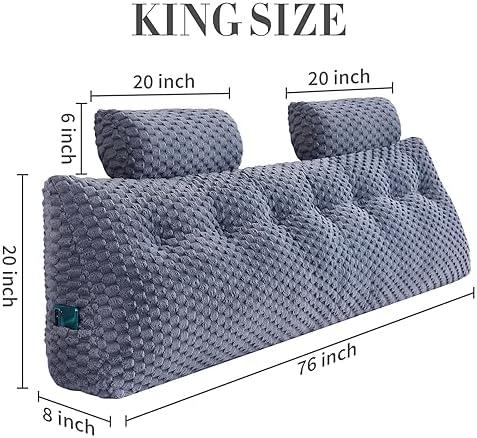 EUHAMS Headboard Pillow King - Image 2