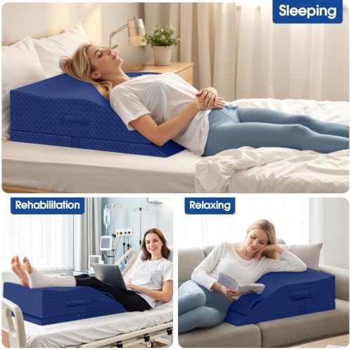 Elevation Pillows for Leg After Surgery, Adjustable Wedge Pillow - Image 5