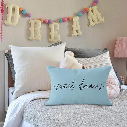 Sweet Dreams Pillow Cover 12x20, Decorative Throw Pillow Covers - Image 3