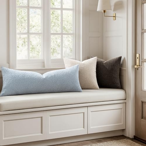 MIULEE Textured Boucle Lumbar Pillow Cover - Image 4