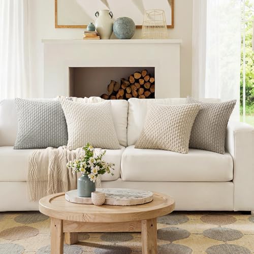 MIULEE Neutral Harmony Decorative Throw Pillow Covers - Image 2
