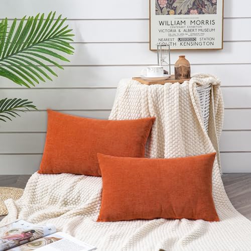 GAWAMAY Lumbar Pillow Decorative Rectangle Throw Pillow Covers 12"x20" Inch Set - Image 2